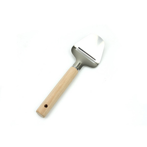 Stainless steel Stripper cake spatula pie pizza cheese spatula cheese knife with wooden handle