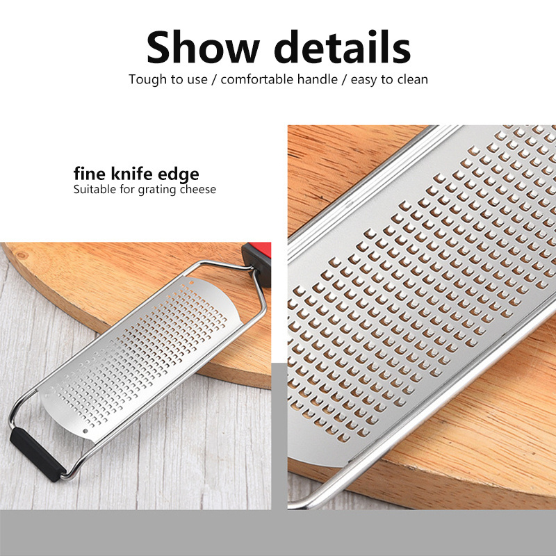 Factory wholesale stainless steel manual grater mini vegetable zester cheese grater