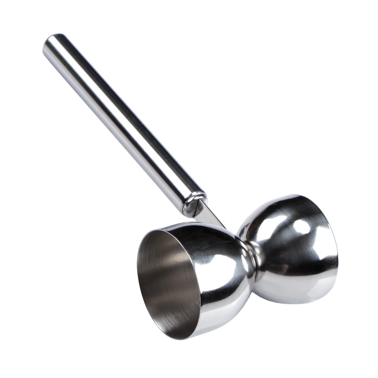 25ml & 35ml  Cocktail Measuring Stainless Steel Cup Bar Double Jigger with Handle