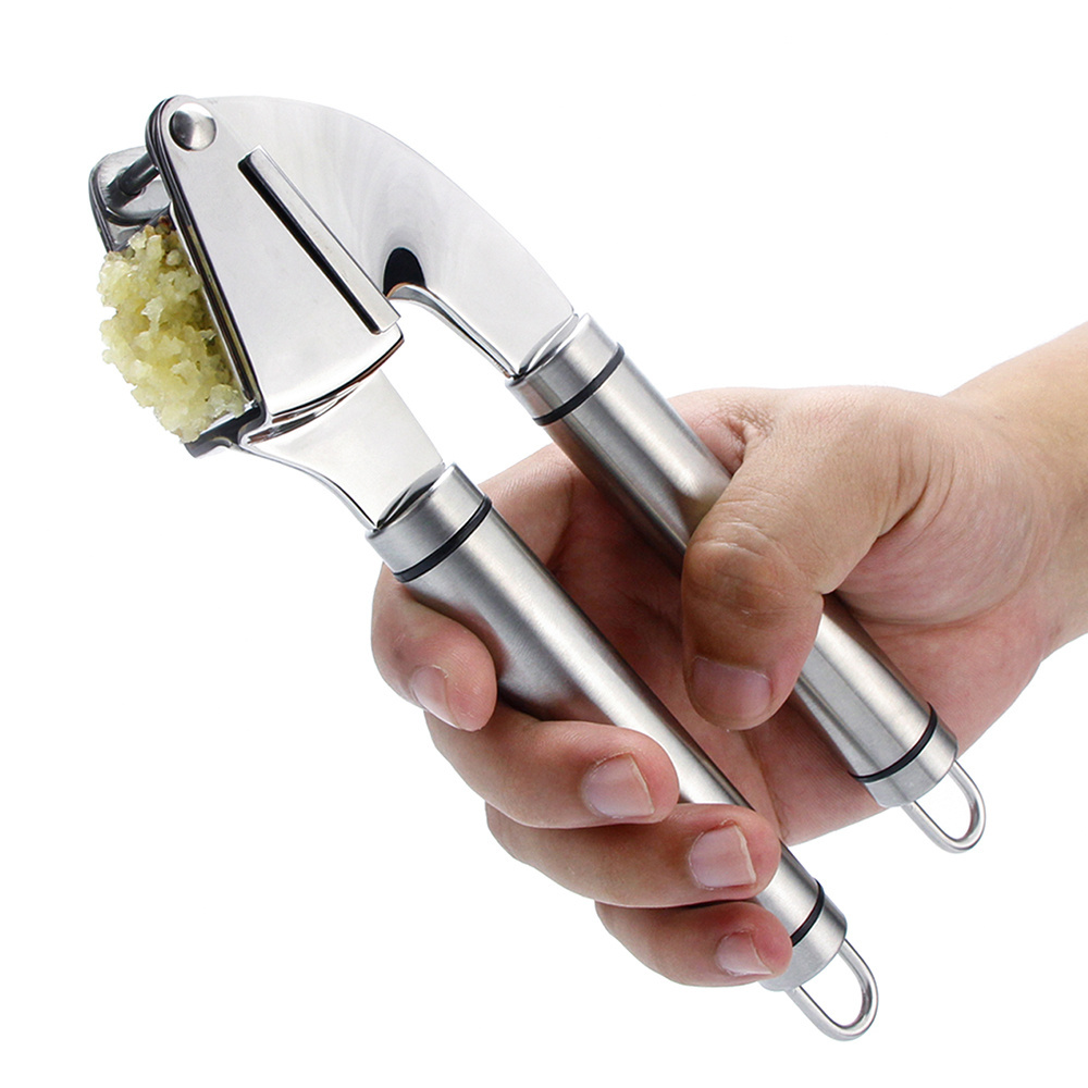 Kitchen Accessory Manual Stainless Steel Mincer Ginger Crusher Peeler Squeezer Garlic Press