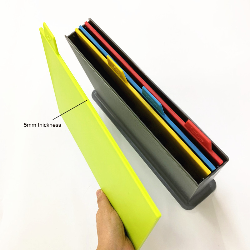 Custom Colorful Schneidebrett Kitchen Supplies Multi-use Chopping blocks Plastic Cheese Cutting Board Set