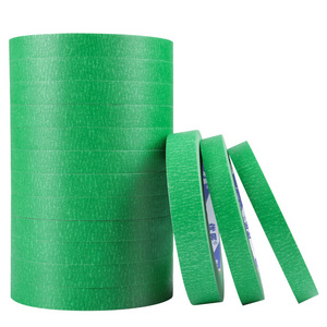 YOUJIANG Performance Building Construction High Temperature Car Automotive  Adhesive  Resist No Residue Green Crepe Masking Tape