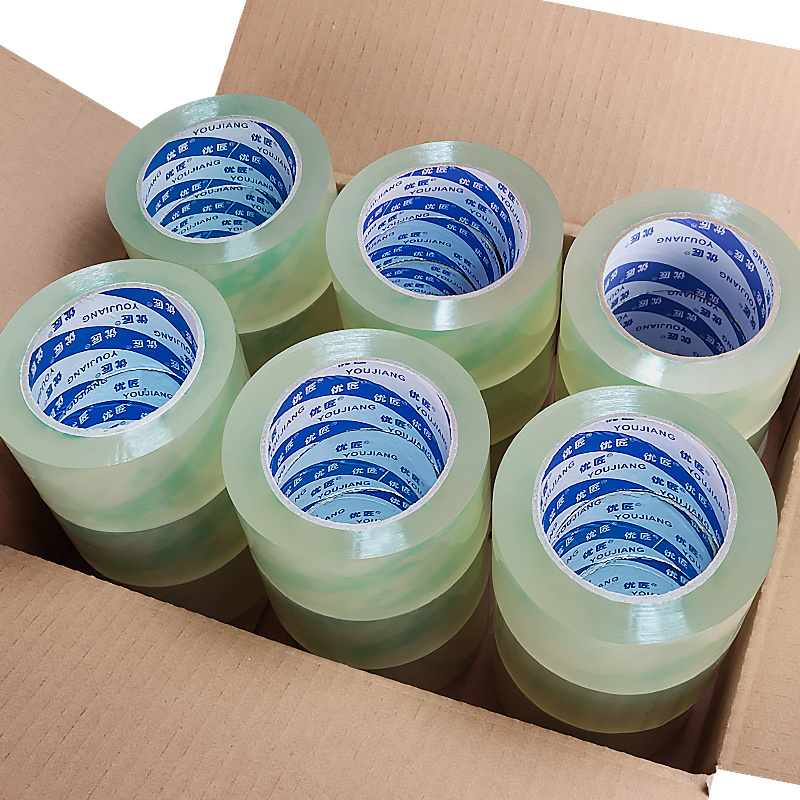 YOUJIANG BOPP Sealing Clear Box Adhesives Transparent Sticky Carton Custom Shipping Customized Packaging Packing Tape