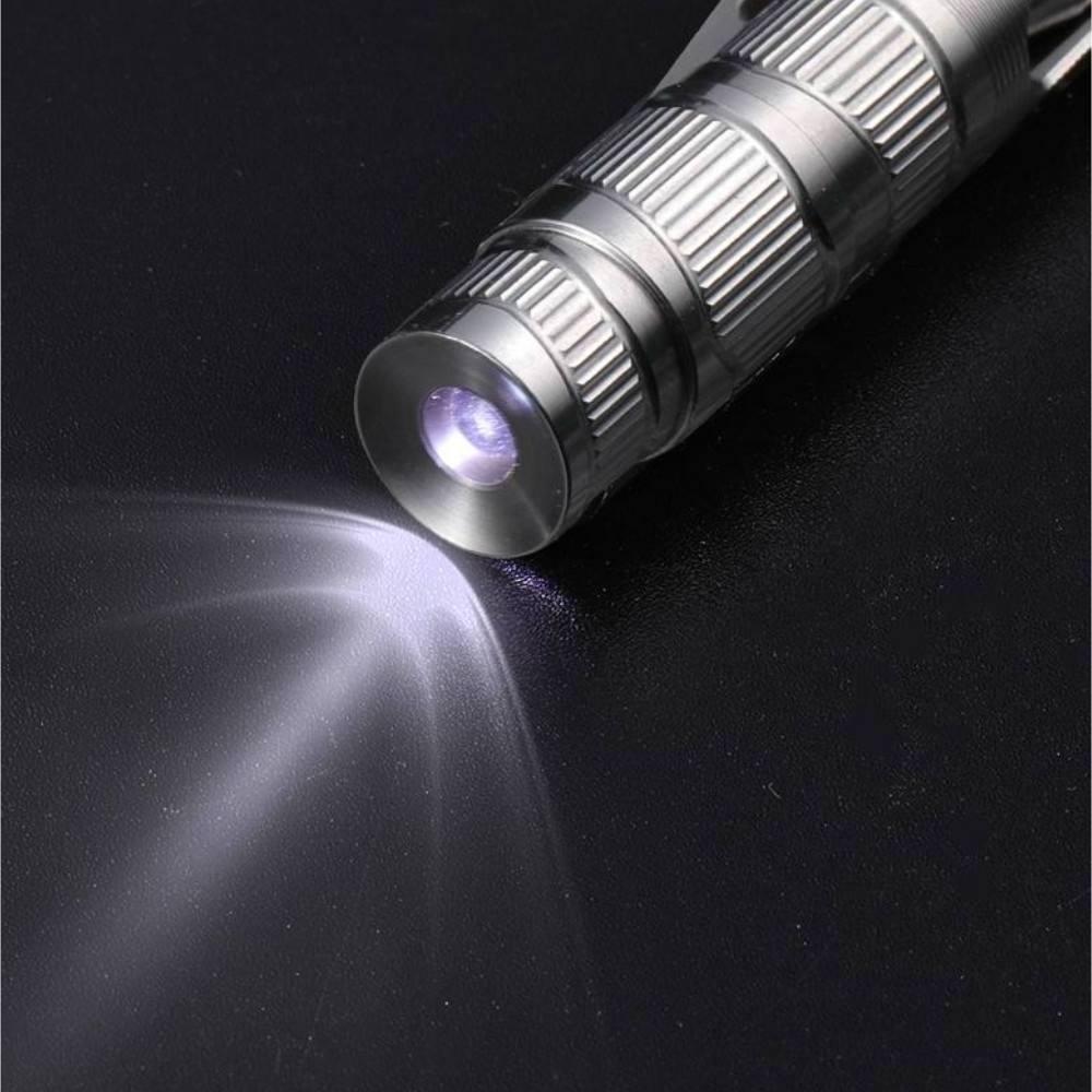 Portable Self Defense Pen Outdoor Edc Tool With Led Light For Camping & Glass Breaker Tool