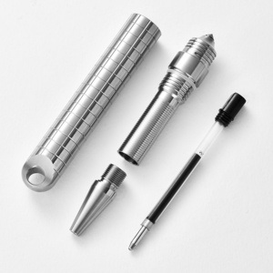 2024 Titanium Alloy Pen Tungsten Steel Head Titanium Tactical Pen Survival Ceramic Glass Crusher Custom Marking Pen