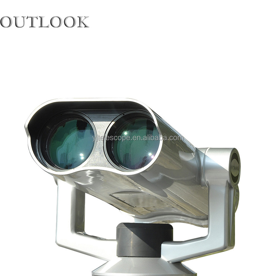 New design optical coin operated binocular and Telescope Binocular Telescope Factory-YJ25x100