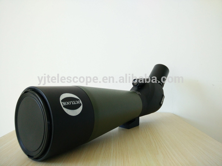 High quality products Long eye relief monocular 20-60X60 spotting scope