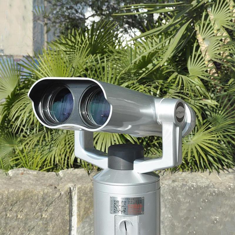 Coin Operated Binoculars Cheaper price coin operated binocular 25x100 high power telescope