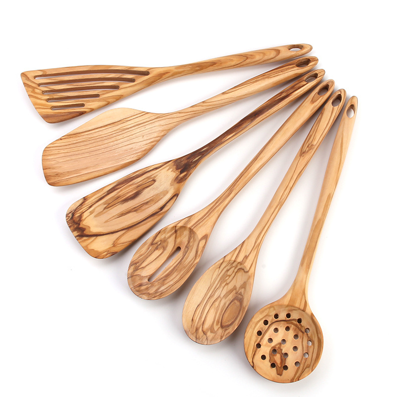 Wooden Spoon and Kitchen Accessories Set Home Appliances Making Chef Tools Wooden Spoon Cooking Set