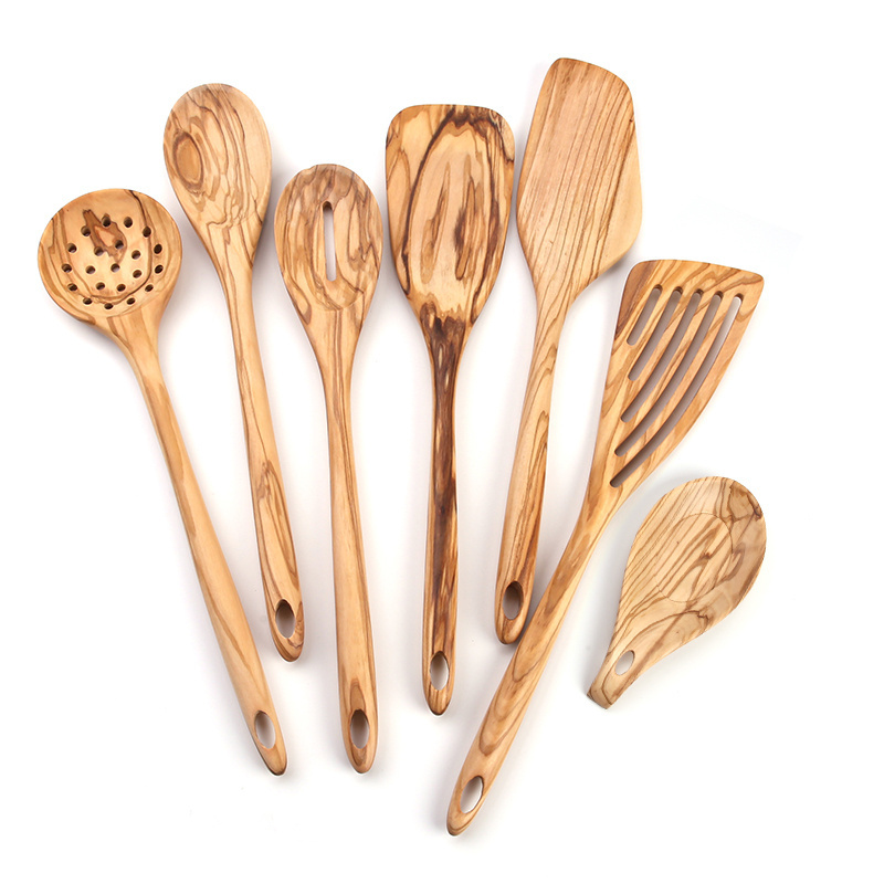 Wooden Spoon and Kitchen Accessories Set Home Appliances Making Chef Tools Wooden Spoon Cooking Set