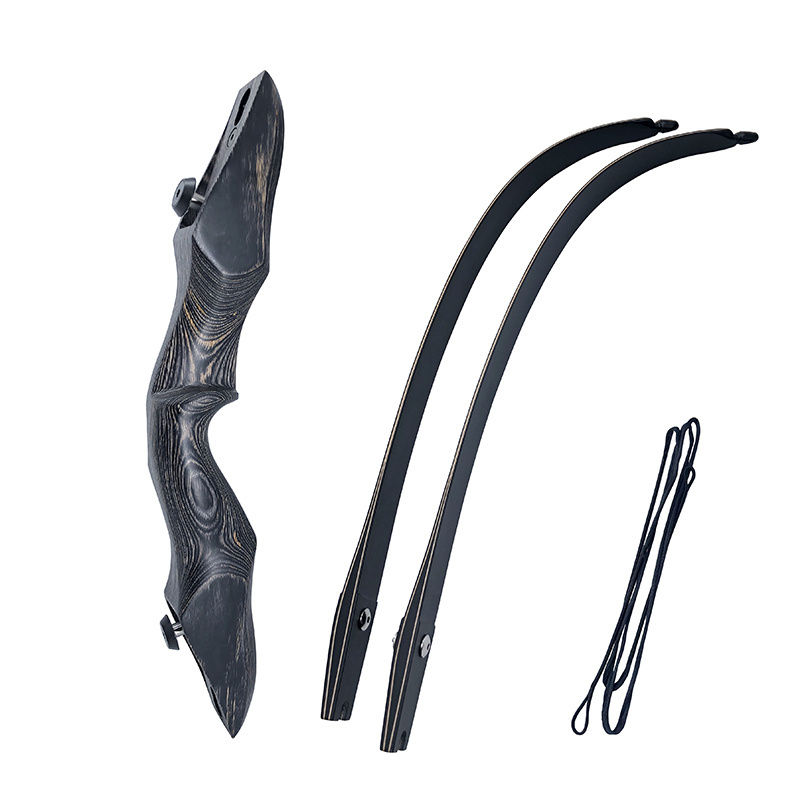 Hot Selling High Quality Wood Riser Height Bow Takedown Best Ilf Recurve Bows for Shooting Game