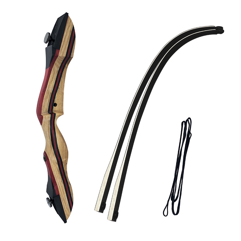 OEM High Quality Wood Riser Length Recurve Bow 19 Inch Takedown Bow Riser For Hunting