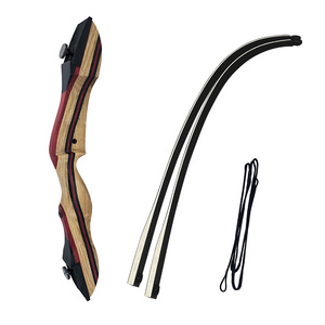 OEM High Quality Wood Riser Length Recurve Bow 19 Inch Takedown Bow Riser For Hunting