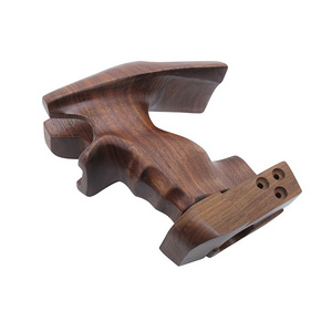 Factory Custom Made CNC Accessories Natural Wood Handle MG5 Grips for Shooting