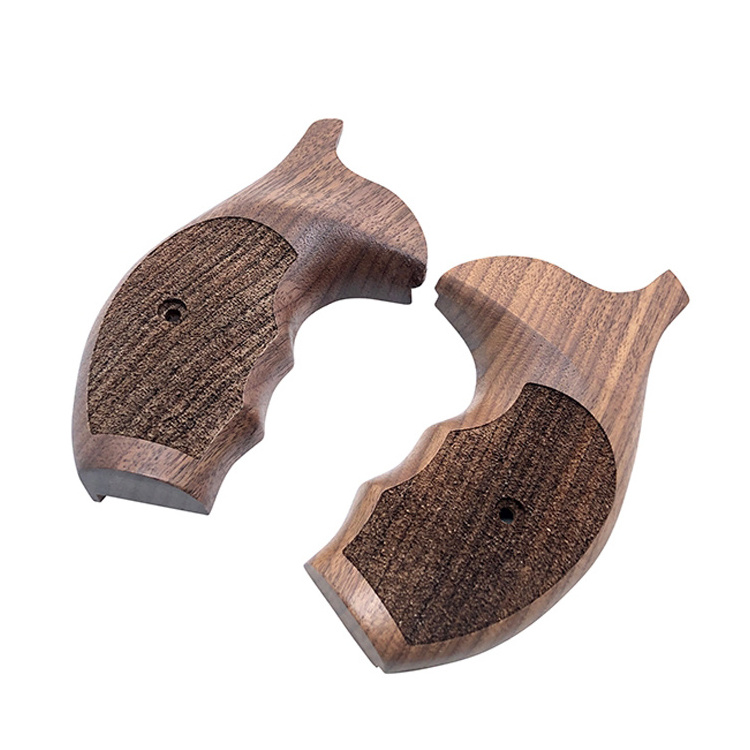 Customize CNC Processing Natural Wood Shooting Accessories Anti-slip Wooden M686 Tactical  Grips