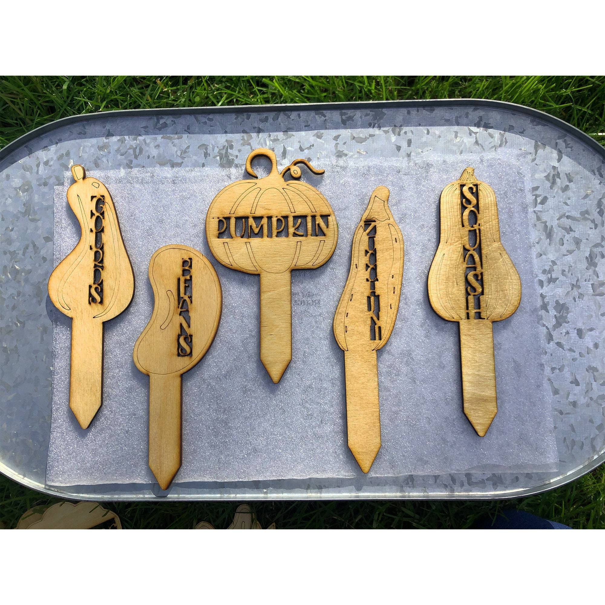 Wooden Plant Accessories Eco-Friendly Gardening Wood Stakes for Seed Farm Labels Garden Gadgets Plant Tags