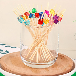 Wholesale Disposable Decorative Creative Paper Cocktail Umbrella Picks Customized Paper Umbrella Toothpick for Food