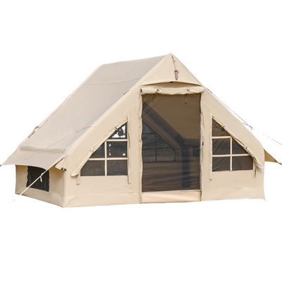 Large Canvas Tents Inflatable Air Tourist Tent From Cabin Camping Outdoor Waterproof For Hiking and Travelling