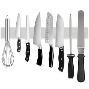 High Quality Kitchen Knives & Utensils Professional Magnetic Knife Strip 20 inch Stainless Steel Magnetic Knife Holder