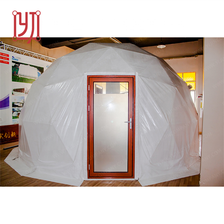 Promotions inventory 6x6 prefab resort hotel geodesic glamping dome tent with bathroom