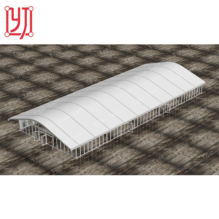 Custom made 30x50 aluminum frame arcum exhibition tent for events