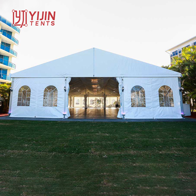 30x30 40x40 luxury outdoor large white pvc wedding party tent for sale