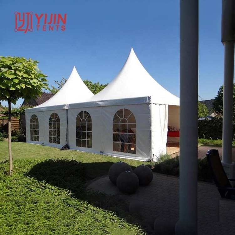 White Pvc Outdoor 5X5 Pagoda Garden Tent Large party Canopy tents for events for sale