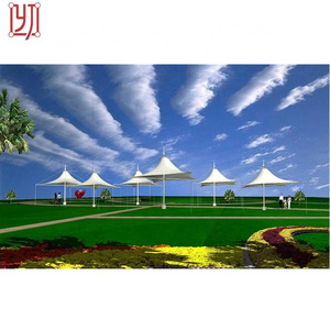 Guangzhou yijin tensile umbrella architecture membrane structure prefab Tensile Membrane Structure Membrane Structure Tent