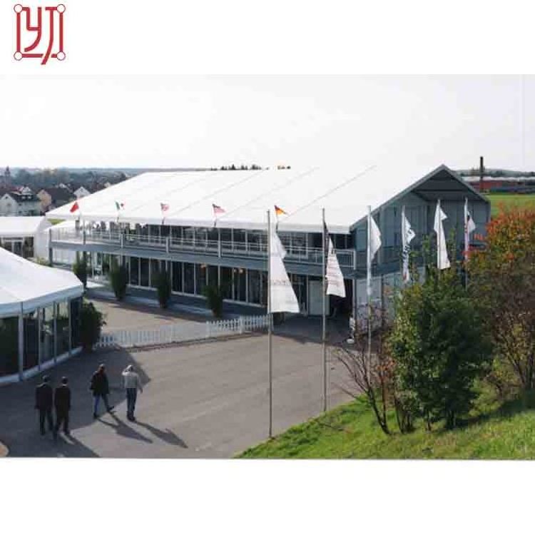 Aluminium 15x20 20x40 outdoor arch double decker tents for events 2 story party wedding tent