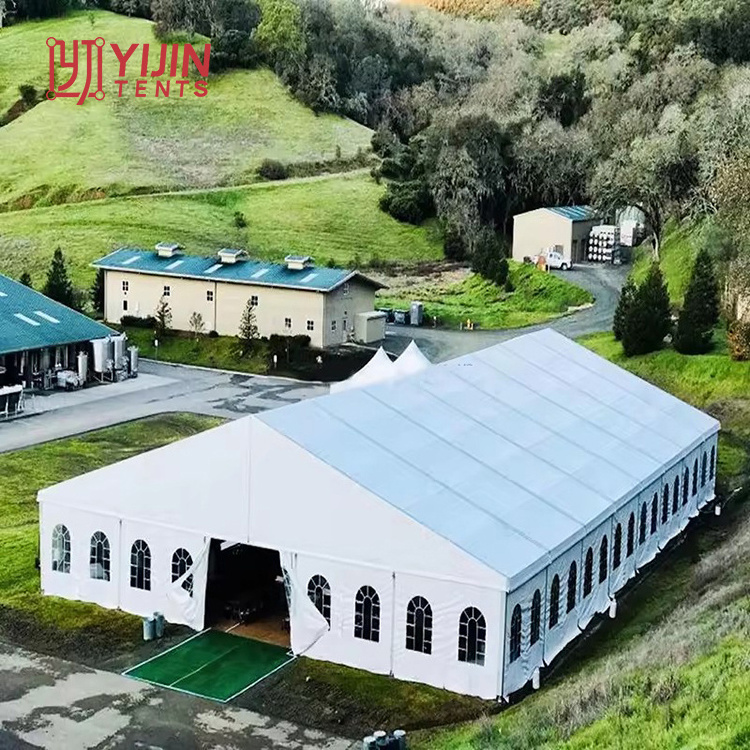 Large 10x15 & 15x20 PVC Donations Church Marquees Aluminum Frame Tent for Church Wedding & Party