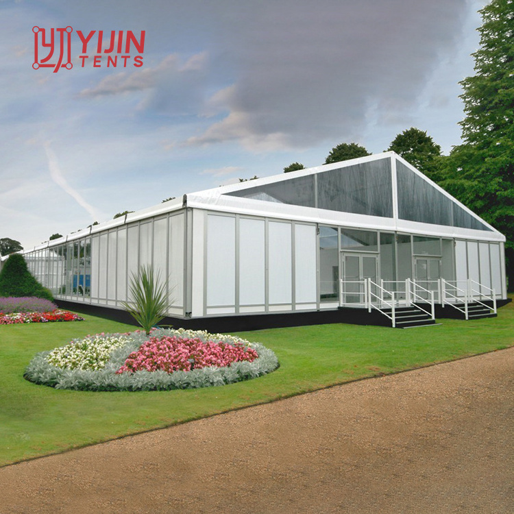 A shape aluminum prefabricated outdoor 68x5m marquee wedding party tent