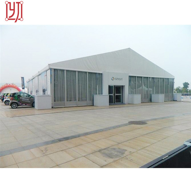 20mx30m outdoor wedding party tent with glass wall