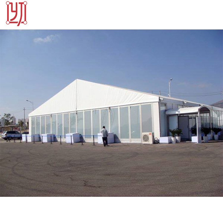 20mx30m outdoor wedding party tent with glass wall