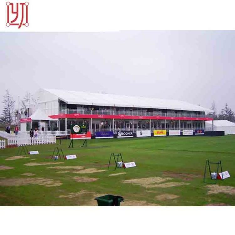 Aluminium 15x20 20x40 outdoor arch double decker tents for events 2 story party wedding tent