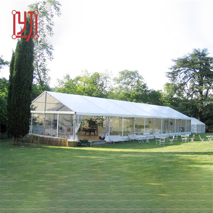 Outdoor Aluminum Wedding Party Marquee Tent 10x15m 15x20m 20x30m Sizes PVC Coated Glass Pvc Wall with Optional Sidewall for Sale