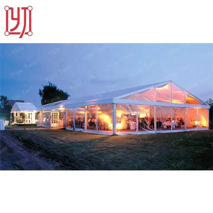 Customization outdoor wedding party clear top tent for 100 people