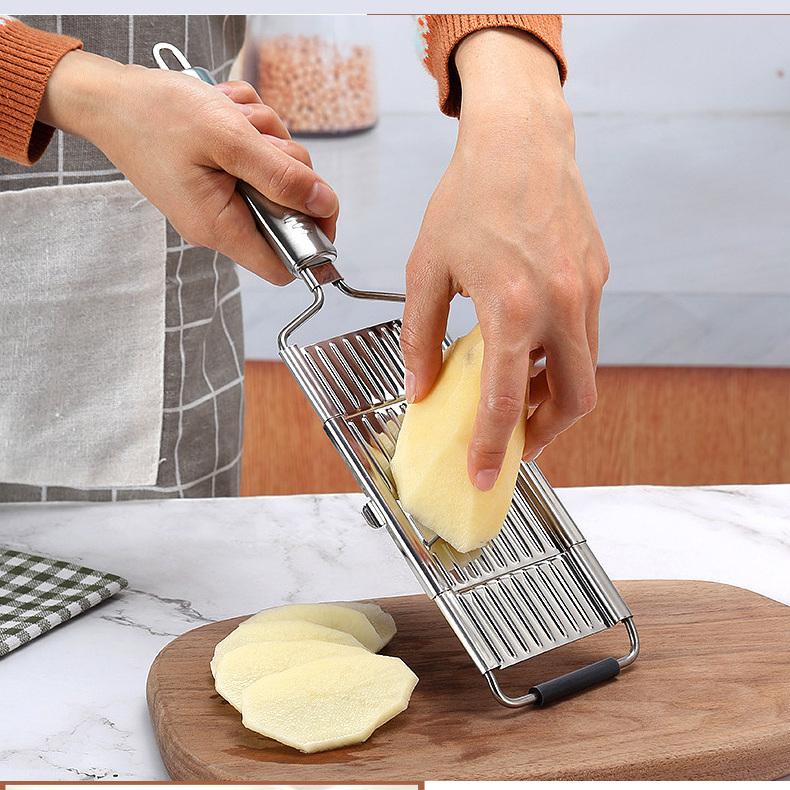 China Factory Custom Multifunctional Vegetable Chopper Manual Stainless Steel Cheese Grater for Kitchen Veggie Lemon Ginger