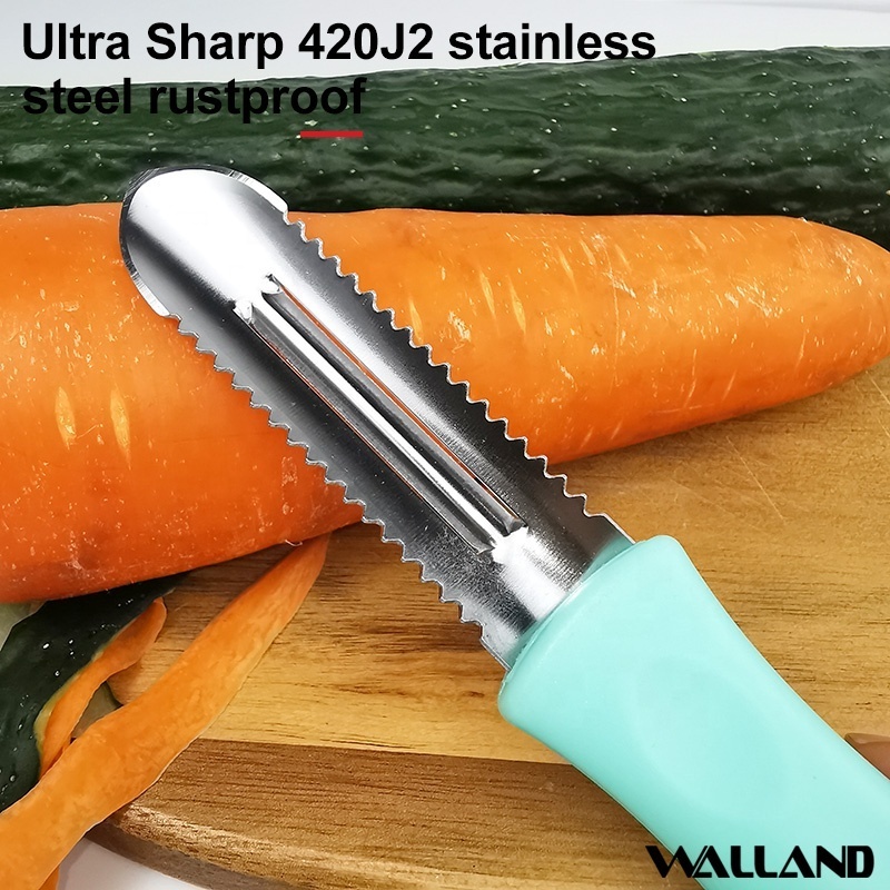 20 Years China Factory Kitchen Gadgets Stainless Steel Swivel Vegetable Peeler with Fish Scale Scraper