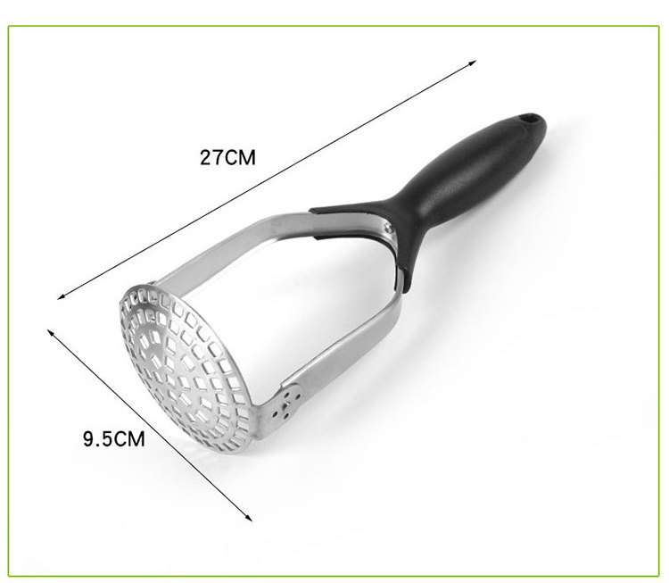 China Manufacturer Hot Selling Kitchen Gadget Metal Stainless Steel Potato Masher for Bean avocado Vegetable