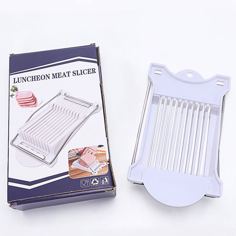 China Factory New Kitchen Gadgets Stainless Steel Wire Luncheon Meat Slicer Egg Cutter Slicer