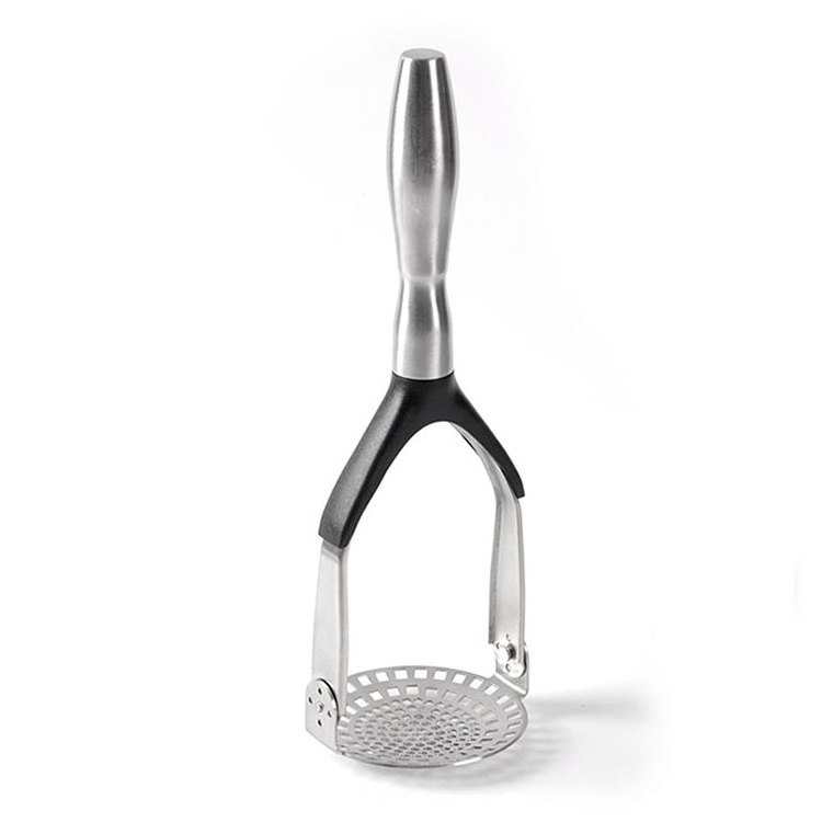 China Factory Kitchen Heavy Duty Mashed Stainless Steel Potato Masher for Avocado Sweet Potato Beans Vegetables