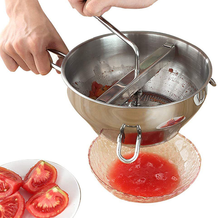 Kitchen Manual Stainless Steel Food Mill Baby Food Grinder