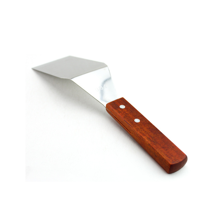 WCTS803 High quality Kitchen Wooden Handle Baking Stainless Steel Pie Pizza Cake Shovel