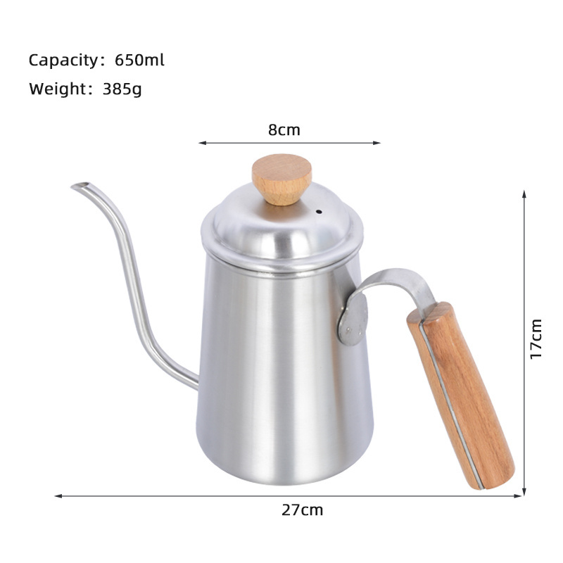 Top Fashion White Box Metal Coffee Tea Urns Stainless Steel Classic Hand Coffee Maker