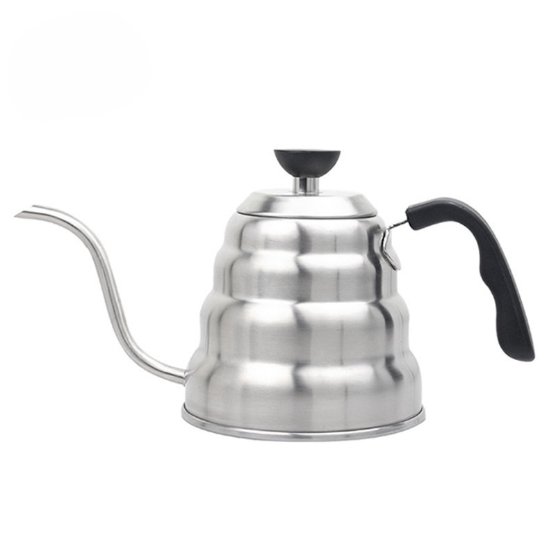 The New Listing Classic Coffee Tea Urns Wood Handle White Box Hand Coffee Maker With Stainless Steel 304 Food Grade