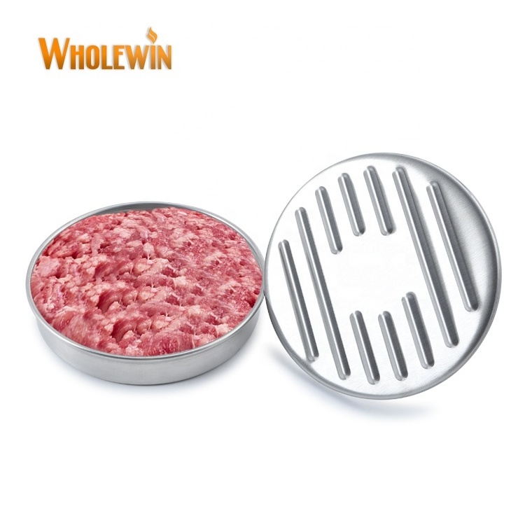 Hot sell Grill Accessories Stainless steel 304 Smash Burger Press Hamburger Meat Burger Press Patty Maker