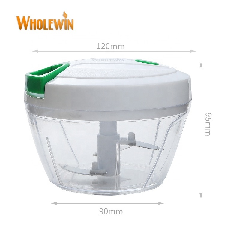 Portable Manual Food Processor Hand Pull String Garlic Mincer Onion Cutter Vegetable Chopper Meat Processor