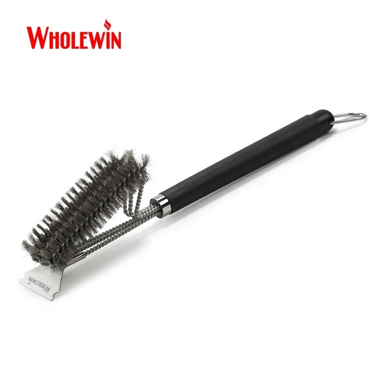 Hot Sale BBQ Grill Cleaner Comfortable Bbq Cleaning Brush Grill Brush And Scraper For Nettoyage