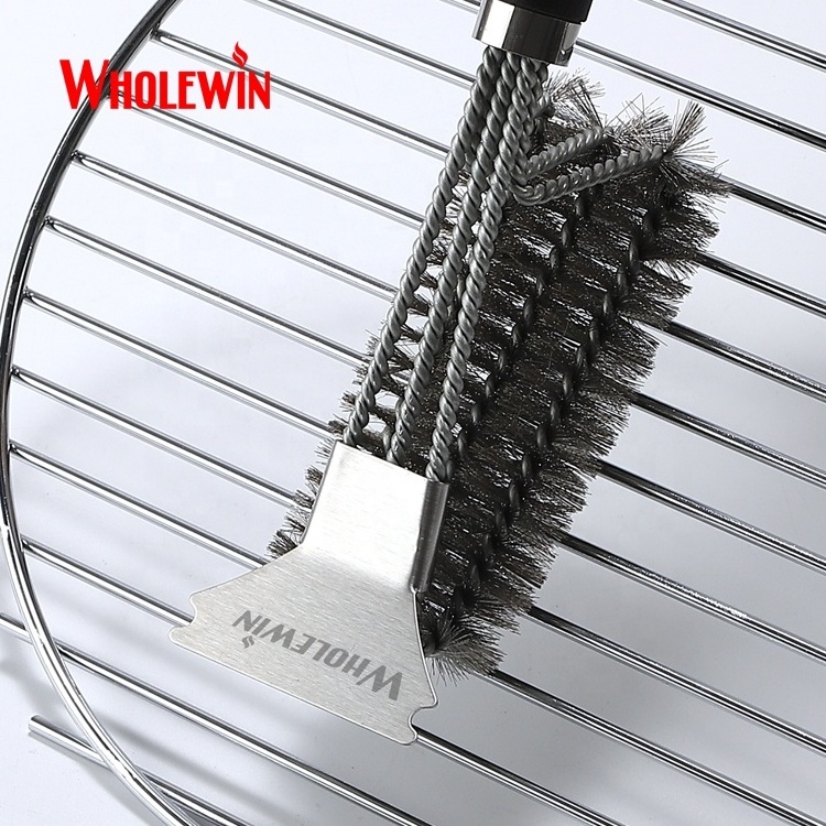 Hot Sale BBQ Grill Cleaner Comfortable Bbq Cleaning Brush Grill Brush And Scraper For Nettoyage