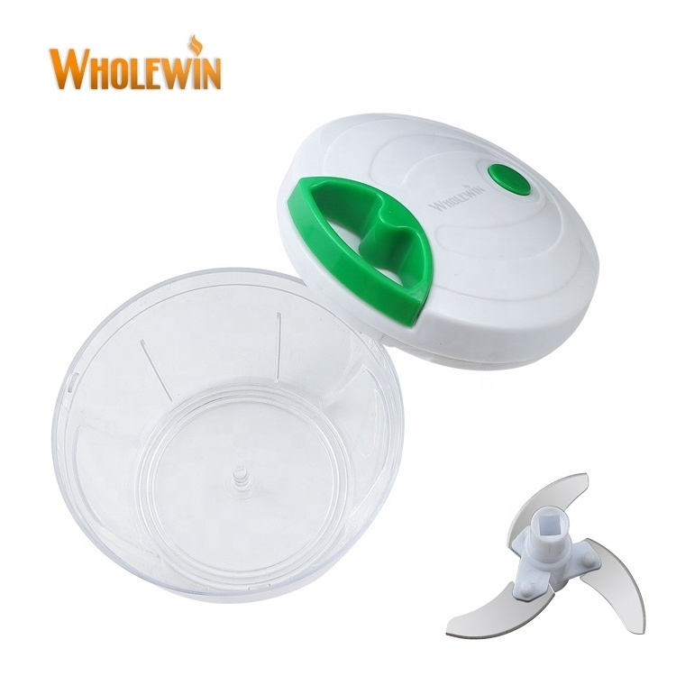 Portable Manual Food Processor Hand Pull String Garlic Mincer Onion Cutter Vegetable Chopper Meat Processor